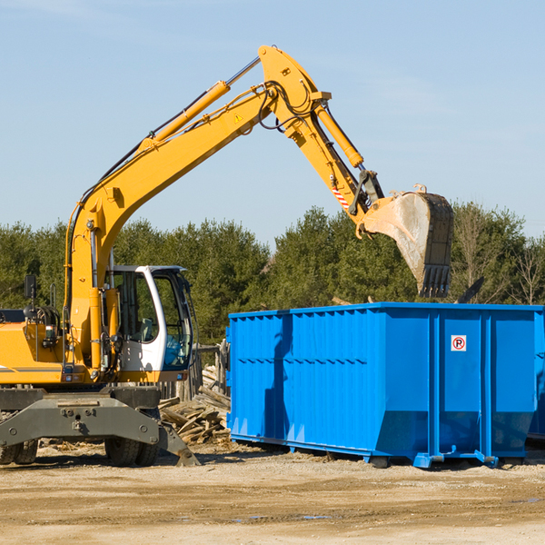 can i choose the location where the residential dumpster will be placed in Rensselaer Falls New York